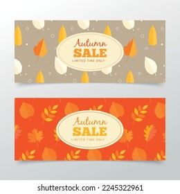 Hand draw autumn patterns. Autumn seamless pattern with different leaves and plants