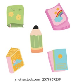 Hand draw back to school vector file