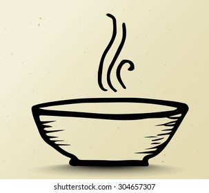 Hand draw bowl