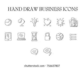 Hand Draw Business ?cons