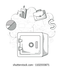 Hand draw business concept