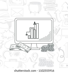 Hand draw business concept