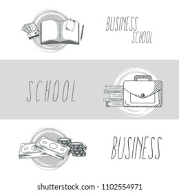 Hand draw business school