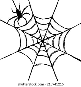 hand draw by pencil . use for Halloween day