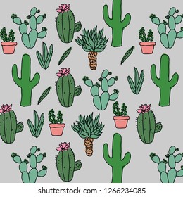 hand draw of cactus. on vector eps.10