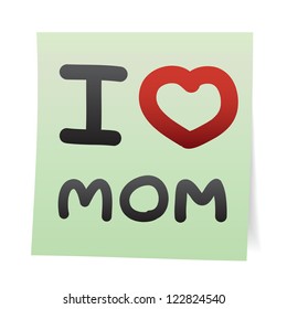 Hand draw cartoon on paper note stickers.eps10