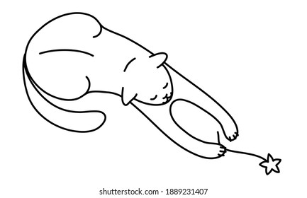 Cat Playing Drawing Images, Stock Photos & Vectors | Shutterstock