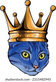 hand draw of cat head vector illustration design