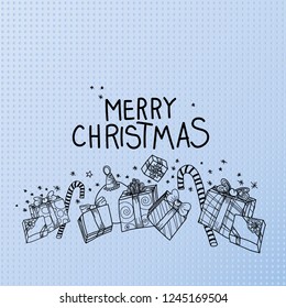 Hand draw Christmas vector