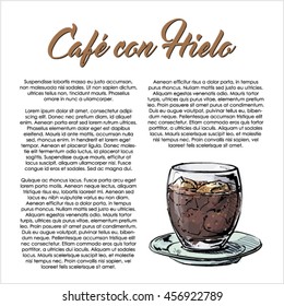 Hand draw of coffee cup. Vector illustration.