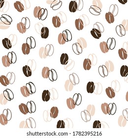 Hand draw coffee pattern vector