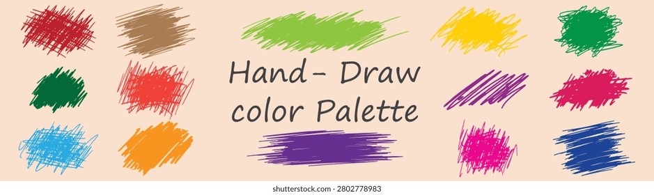 Hand Draw Color Palette