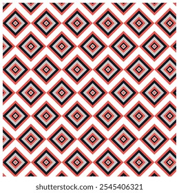 HAND DRAW COLORFUL SQUARE SHAPE PATTERN  DESIGN ON WHITE BACKGROUND