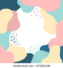 Hand draw creative abstract background