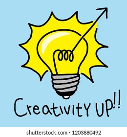 hand draw creativity symbol illustration