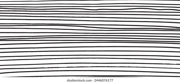 Dibujo a mano Curva onda patrón sin fisuras. Fondo de Vector abstracto ondulado de línea fina. Patrón sin fisuras de onda de curva. Plantilla gráfica de rayas de arte de línea. onda líneas abstractas flujo