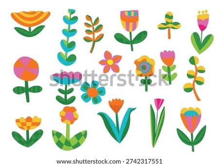 hand draw cute element vector