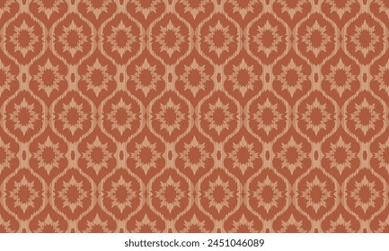 Hand draw digital seamless pattern block print batik vector ajrakh.great for textiles, banners, wallpapers, wrapping vector.