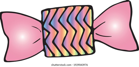 Dibujar mano dulce digital Candy, Lollipop