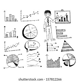hand draw doodle charts 