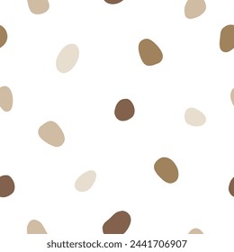 Hand Draw dots seamless pattern
