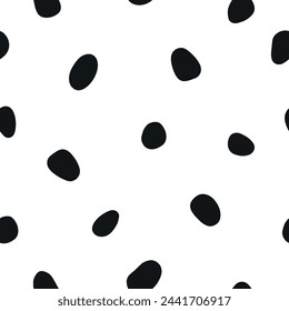 Hand Draw dots seamless pattern