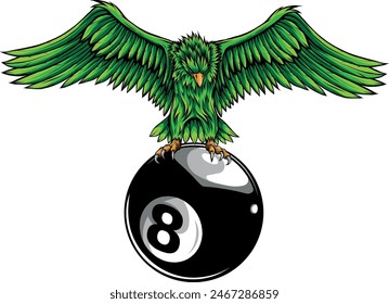 hand draw of eagle vector illustration design