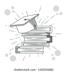 Hand draw education cartoons