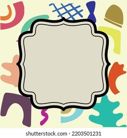 hand draw elements pattern design frame and border background for posters, banners, greeting cards, A large set of hand-drawn patterns. 