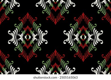 Hand draw Ethnic pattern. Kerchief Pattern. Silk neck scarf. Bandana Print. Head Scarf. Floral vintage style.great for textiles, banners, wallpapers, wrapping vector design.