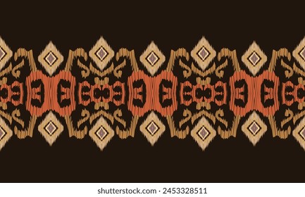 Hand draw Ethnic pattern seamless beautiful art decor.great for textiles, banners, wallpapers, wrapping vector design.