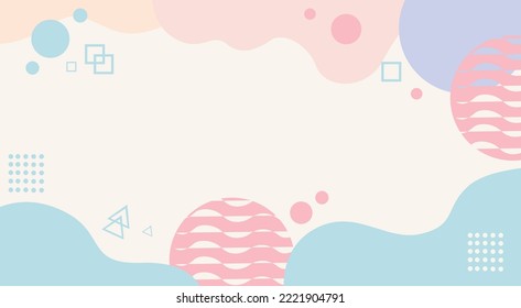 dibujo a mano Diseño plano dibujo a mano abstracto de fondo