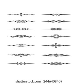 Hand draw floral decoration elements, Floral ornaments, and floral elements