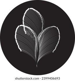 material de diseño de flor de dibujo manual