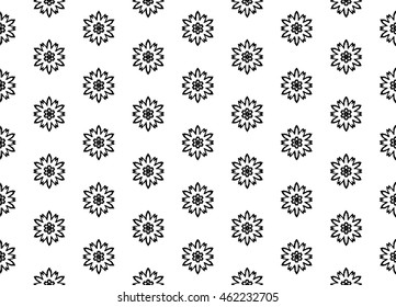 hand draw graphic elements seamless pattern mosaic