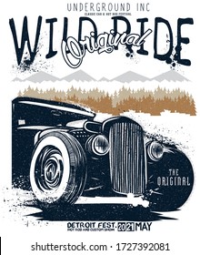 hand draw hotrod cars,hot rods car,old school car, vintage car