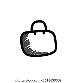 Hand draw icon design simple isolated on white background