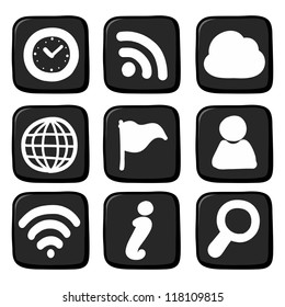  Hand draw icon set.Illustration