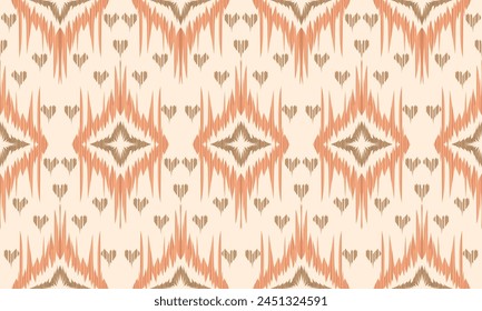 Dibujo a mano Ikat patrón textil étnico geométrico abstracto. Tribal boho textil nativo pavo bordado tradicional fondo de Vector. fondo étnico, estilo simple - ideal para textiles, Anuncios.