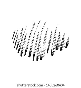 Hand draw ink brush stroke. Abstract background for banners, wallpaper and scrap booking hobby. Vector brush stroke textured design element. Grunge black ink elements.