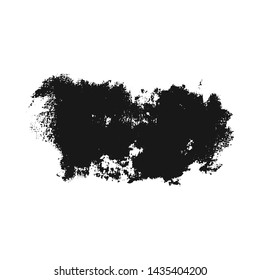 Hand draw ink brush stroke. Abstract background for banners, wallpaper and scrap booking hobby. Vector brush stroke textured design element. Grunge black ink elements.