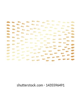 Hand draw ink brush stroke. Abstract background for banners, wallpaper and scrap booking hobby. Vector brush stroke textured design element. Grunge ink elements with gold gradient.