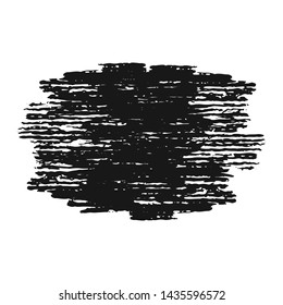 Hand draw ink brush stroke. Abstract background for banners, wallpaper and scrap booking hobby. Vector brush stroke textured design element. Grunge black ink elements.