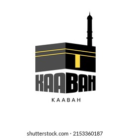 Hand draw Kaabah islamic kaabah mosque vector illustrator design.