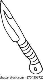 Handziehmesser, Vektor-Illustration 