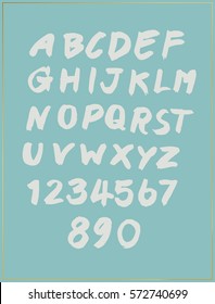 hand draw letter