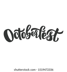 hand draw Lettering for octoberfest