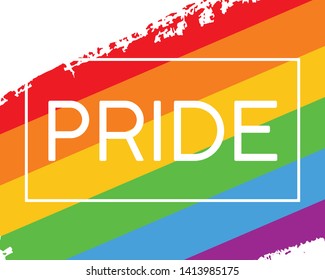 Hand Draw Lgbt Pride Flag Vector Stock Vector (Royalty Free) 1413296426 ...