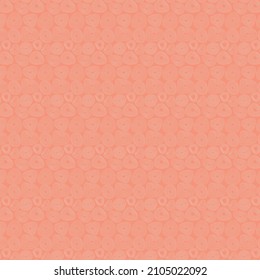 Hand Draw Line Circle patter Calming Coral 
