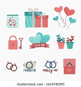 HAND DRAW LOVE BACKGROUND, Vector Illustration of love symbol, set of hand draw template of love, Vector decorative design elements